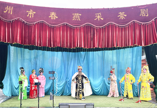 采茶戲演出。劉艷艷攝