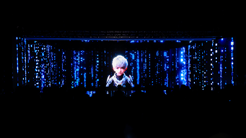 數(shù)字形象“白澤”。主辦方供圖