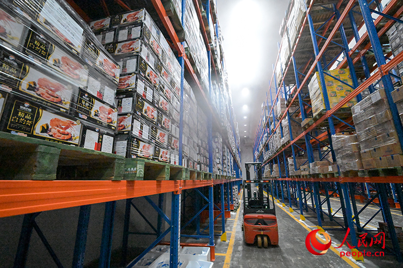 低溫冷庫(kù)。人民網(wǎng) 雷琦竣攝