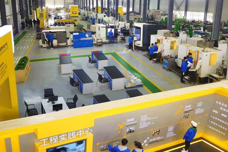 柳州職業(yè)技術(shù)大學(xué)實(shí)訓(xùn)教學(xué)場(chǎng)地。柳州職業(yè)技術(shù)大學(xué)供圖