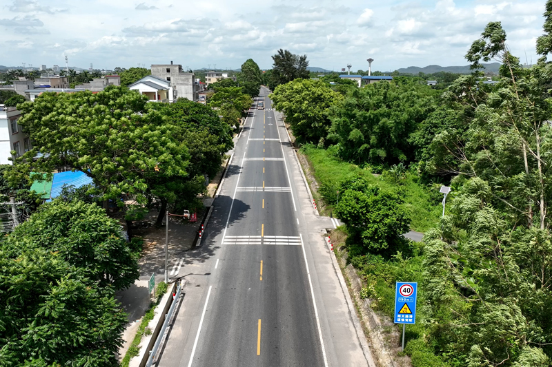 國(guó)道209線赤西小學(xué)段。葉其林?jǐn)z