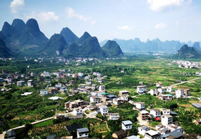 陽(yáng)朔如詩(shī)如畫的村落