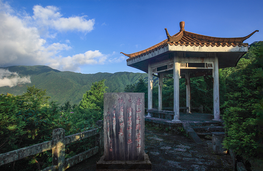 老山界紅軍亭。蔣得斌攝