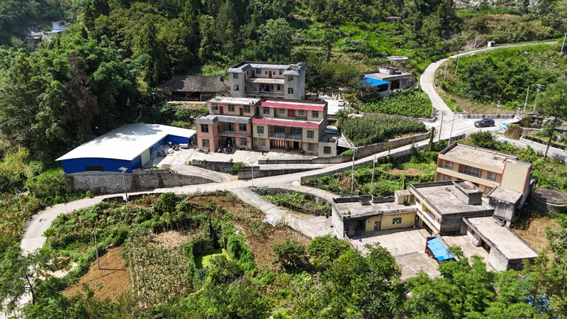 凌云縣加尤鎮(zhèn)隴槐村。凌云縣融媒體中心供圖