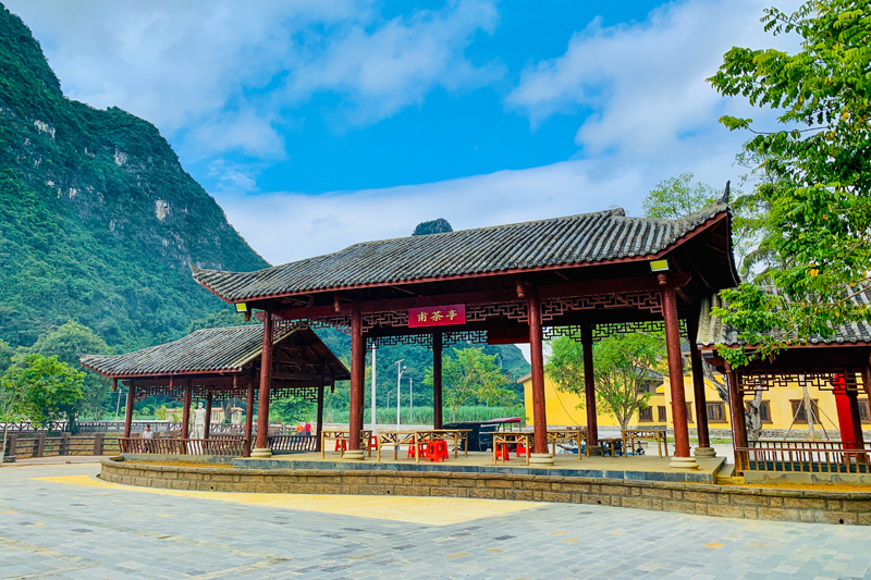 干凈整潔的上龍鄉(xiāng)新聯(lián)村一角。