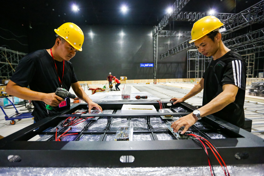 設(shè)備安裝現(xiàn)場(chǎng)。廣西旅游發(fā)展集團(tuán)供圖