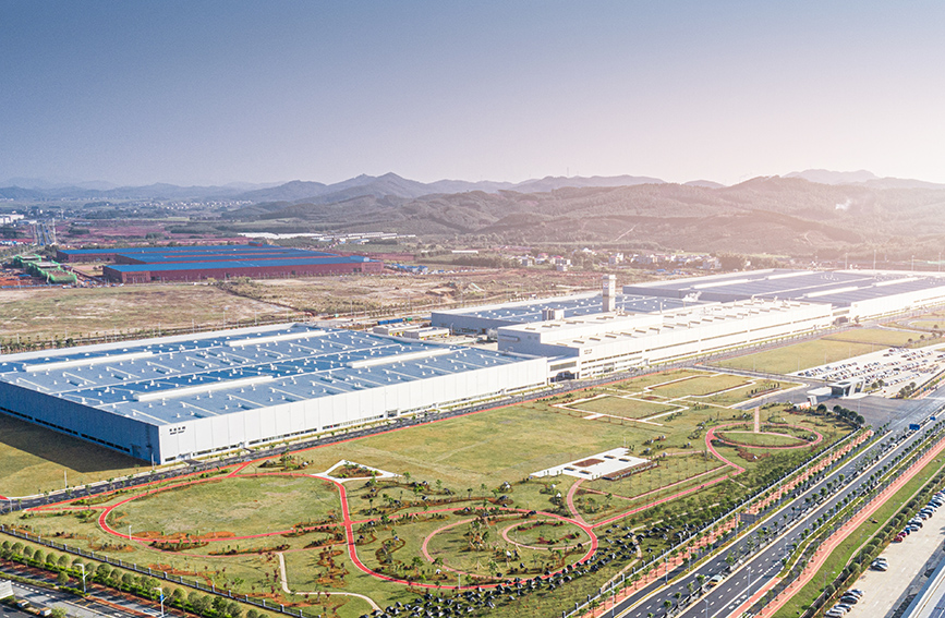 廣西汽車集團(tuán)新能源汽車基地。廣西汽車集團(tuán)供圖