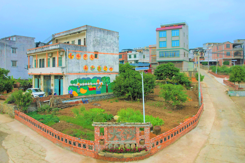 建設(shè)微菜園，鄉(xiāng)村更美麗。林逢鎮(zhèn)人民政府供圖