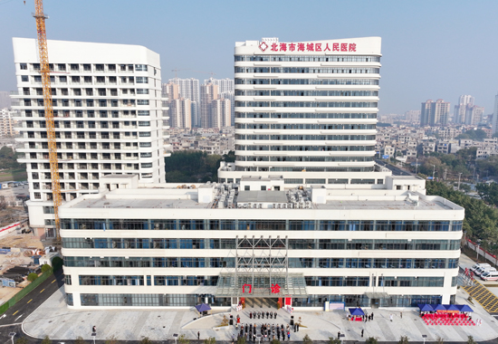 海城區(qū)人民醫(yī)院航拍圖。