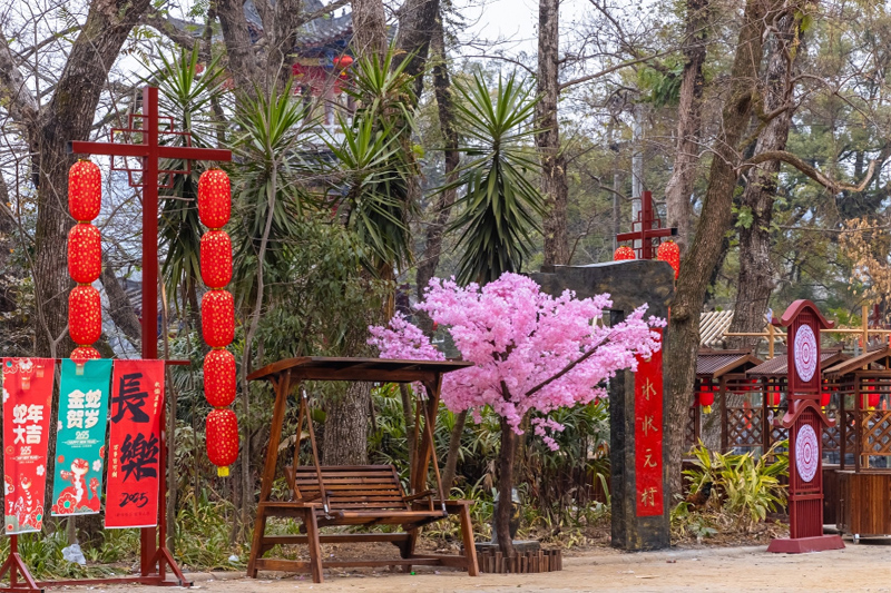 年味十足的陳設(shè)。景區(qū)供圖