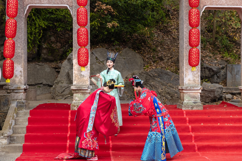 現(xiàn)場表演。景區(qū)供圖