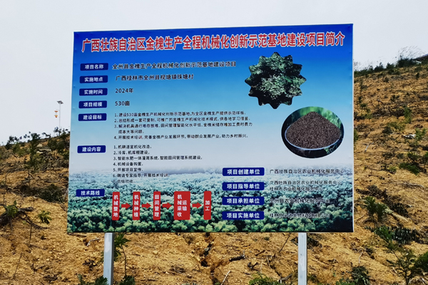 全州縣金槐全機械化創(chuàng)新示范項目展新顏