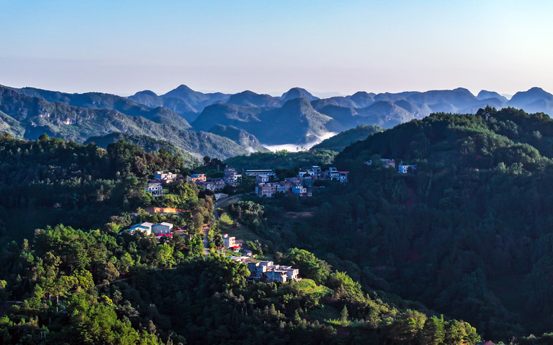 生態(tài)宜居，瑤鄉(xiāng)向綠而興。周金鵬攝