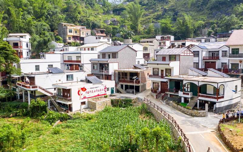 學(xué)用“千萬工程”經(jīng)驗，鄉(xiāng)村更加宜居。作登瑤族鄉(xiāng)政府供圖