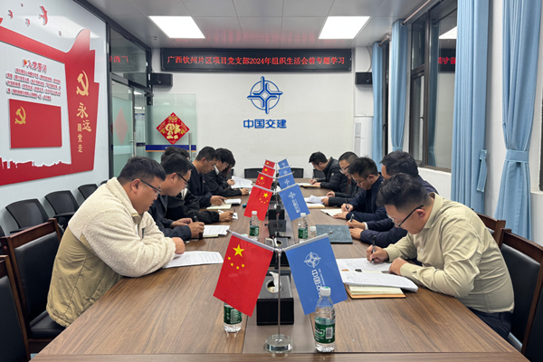 廣西欽州片區(qū)項(xiàng)目黨支部組織召開(kāi)2024年度組織生活會(huì)。梁錦華攝