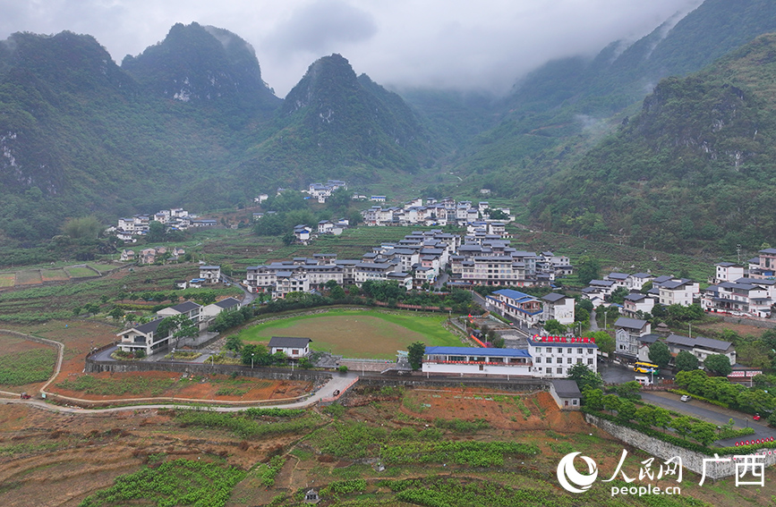 凌云縣下甲鎮(zhèn)平懷村。人民網(wǎng) 付華周攝