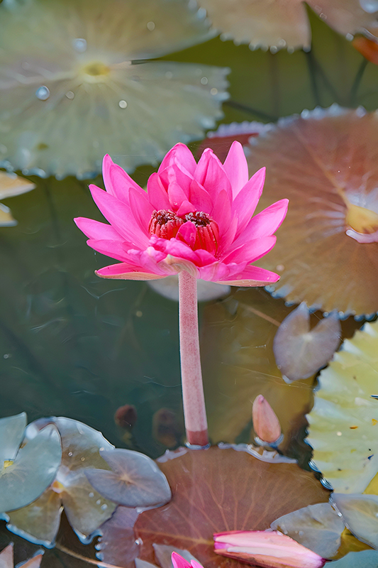 廣西大學(xué)首次發(fā)現(xiàn)“同心蓮”。廣西大學(xué)供圖