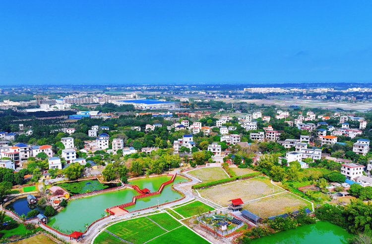 海城區(qū)赤西村村容村貌航拍圖