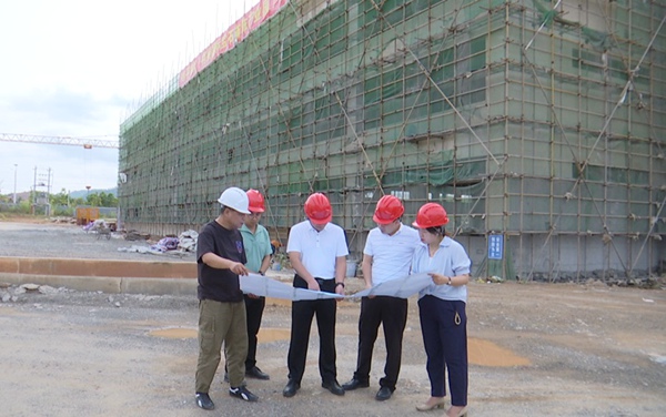 長(zhǎng)洲區(qū)紅嶺街道辦創(chuàng)新實(shí)施黨建+項(xiàng)目+產(chǎn)業(yè)工作模式，通過(guò)建立黨員干部包聯(lián)機(jī)制、成立項(xiàng)目臨時(shí)黨支部等措施，構(gòu)建起政企協(xié)同、多方聯(lián)動(dòng)的項(xiàng)目推進(jìn)體系  拍攝者：孫洪