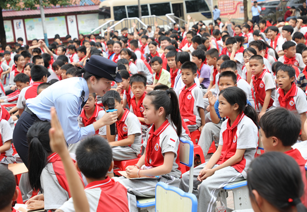 反詐課堂現(xiàn)場。