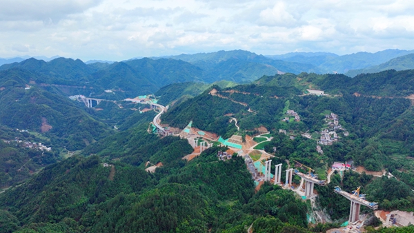 桐金高速主線航拍。