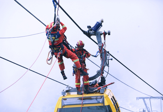 演練現(xiàn)場。黃結(jié)攝