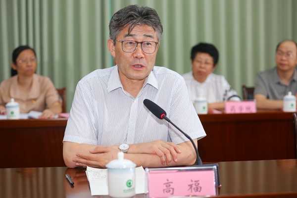 中國(guó)科學(xué)院院士、中國(guó)生物工程學(xué)會(huì)理事長(zhǎng)高福講話。麻霄漢攝