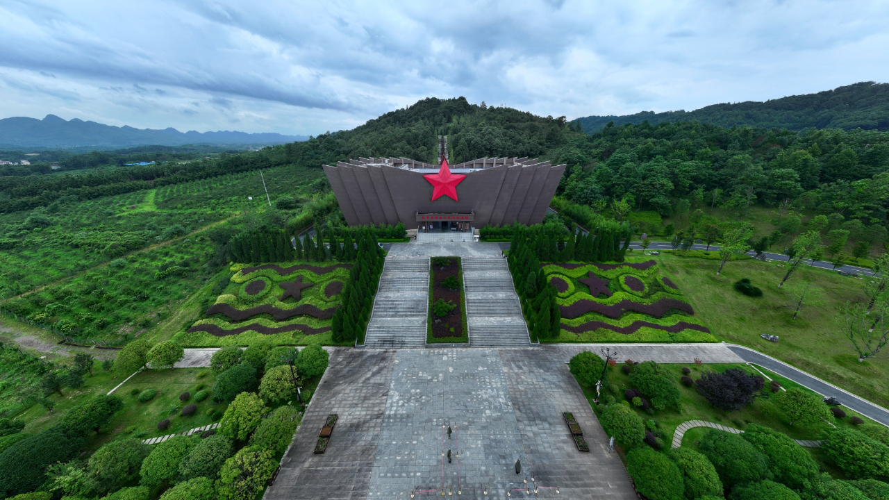 紅軍長(zhǎng)征湘江戰(zhàn)役紀(jì)念館。人民網(wǎng) 雷琦竣攝