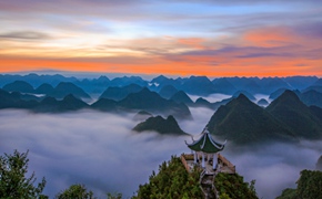 風(fēng)景秀麗的七百弄國家地質(zhì)公園