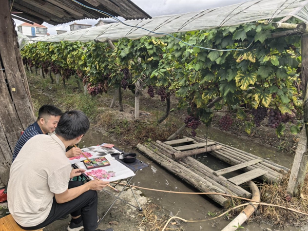 創(chuàng)作活動現(xiàn)場