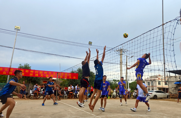 2025年?duì)I盤鎮(zhèn)群眾排球運(yùn)動(dòng)會(huì)現(xiàn)場(chǎng)