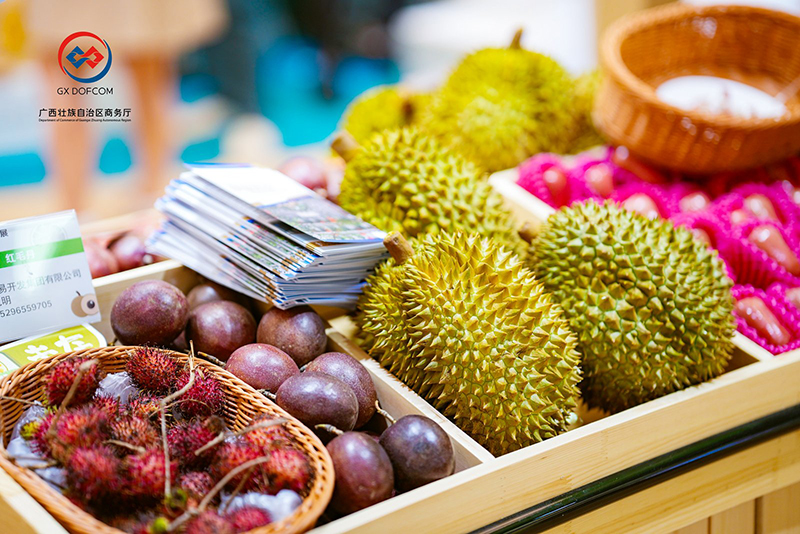 東盟水果展示。主辦方供圖