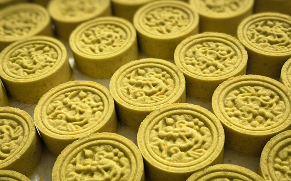 靖西手工土月餅“餅哆”。