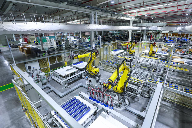 賽克科技生產(chǎn)車間。上汽通用五菱供圖