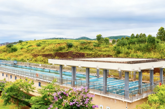 項目建設(shè)運營的自來水廠。興業(yè)銀行南寧分行供圖