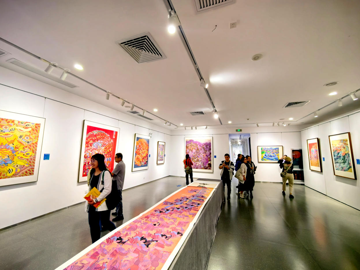 展覽現(xiàn)場(chǎng)。陸靜攝