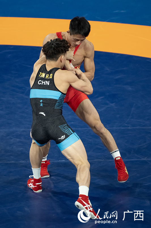 比賽競(jìng)爭(zhēng)激烈。人民網(wǎng) 雷琦竣攝