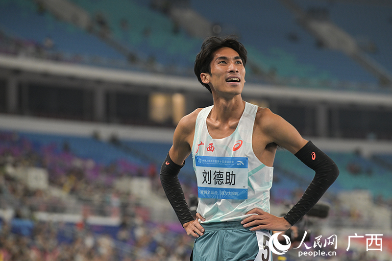 廣西名將劉德助。人民網(wǎng) 雷琦竣攝