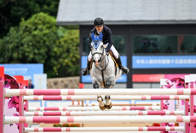 廣西隊(duì)選手木拉得力在比賽中。主辦方供圖