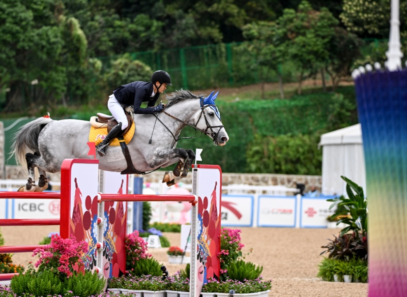 廣西隊(duì)選手木拉得力在比賽中。主辦方供圖