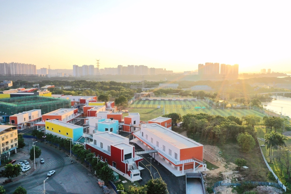 北投明月薈影視基地建設(shè)實景圖。