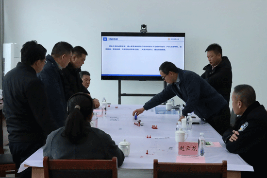 演練隊(duì)伍進(jìn)行桌面推演