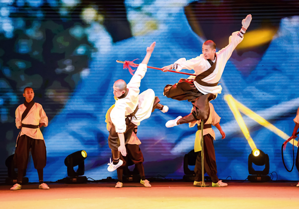 《少林少林》武術(shù)表演。。主辦方供圖