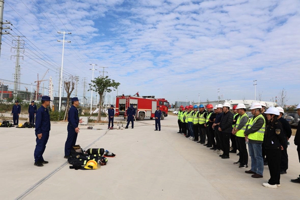 演練現(xiàn)場。