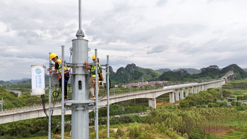 中國(guó)移動(dòng)廣西公司電信普遍服務(wù)圓滿收官，網(wǎng)絡(luò)覆蓋和質(zhì)量實(shí)現(xiàn)再升級(jí)。 張輝攝