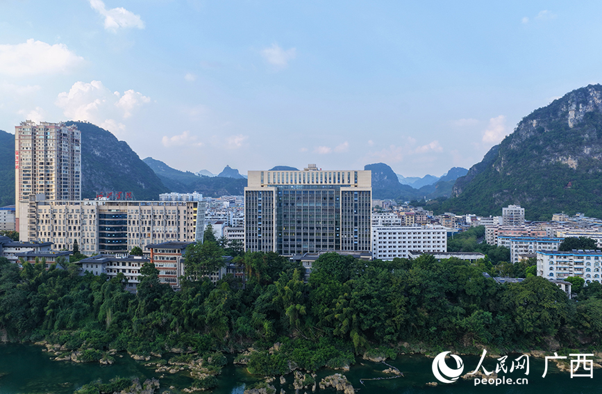 河池學(xué)院。人民網(wǎng) 付華周攝