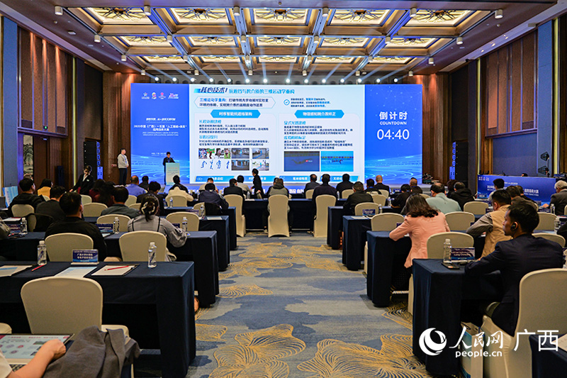 項(xiàng)目路演。人民網(wǎng) 梁章暉攝