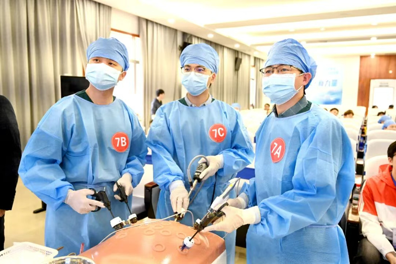 比賽現(xiàn)場(chǎng)。柳州市人民醫(yī)院供圖