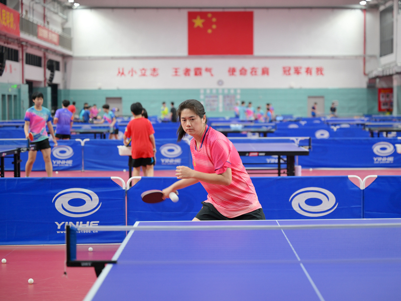 黃夢萍在南寧體工隊集訓(xùn)。李俊懋攝