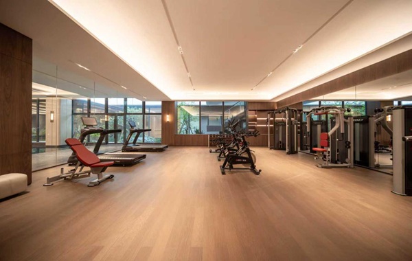 專業(yè)級健身房。黃君軍攝